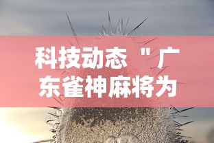 科技动态 ＂广东雀神麻将为什么一直输”其实确实有挂