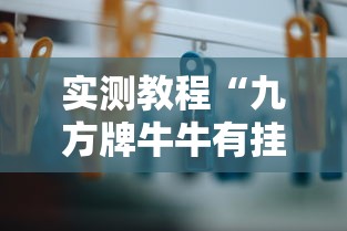 实测教程“九方牌牛牛有挂吗”详细分享装挂步骤